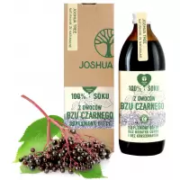 Joshua Tree Sok z owoców Bzu Czarnego 500ml Czarny Bez z wit.C bez konserwantów i cukru - suplement diety