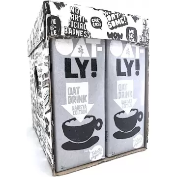 6 x OATLY napój owsiany Barista Edition 1l vege barmańskie bez laktozy i soi