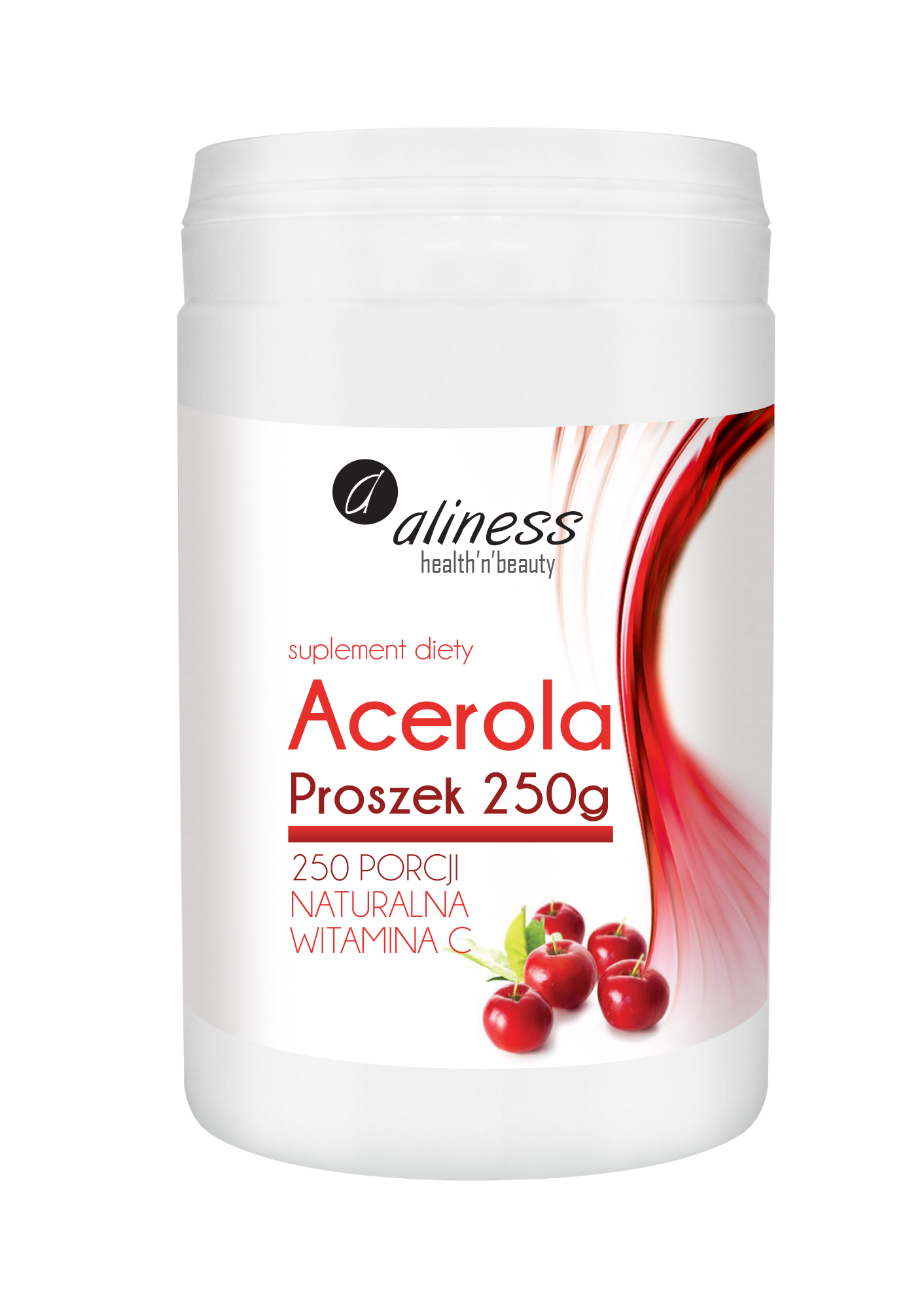 Aliness Acerola Witamina C proszek 250g - suplement diety