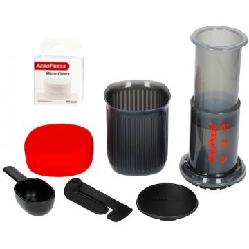 Aerobie AeroPress GO Podróżny zaparzacz do kawy 250ml Zestaw z filtrami 350szt.