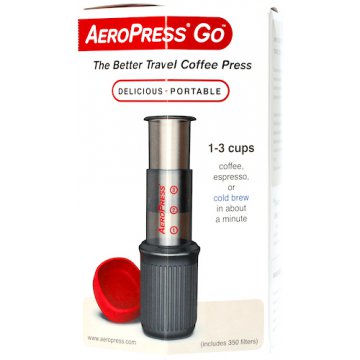 Aerobie AeroPress GO Travel Coffee Press zaparzacz do kawy poj. 250ml Zestaw z filtrami