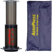 Aerobie AeroPress zaparzacz do kawy + filtry pojemność 250ml z pokrowcem na prezent