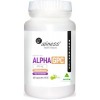 Aliness Alpha GPC 300mg Cholina 60kaps vege - suplement diety Pamięć, Układ Nerwowy