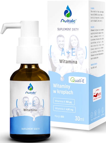 Aliness AVITALE Witamina A + E QualiE 30ml - suplement diety