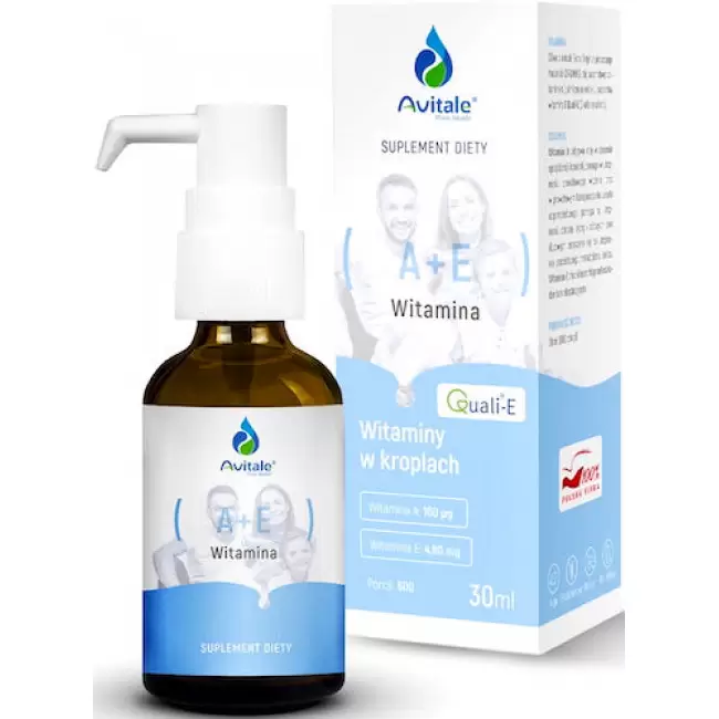 Aliness AVITALE Witamina A + E QualiE 30ml - suplement diety