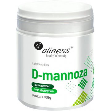 Aliness D-mannoza 100g proszek vege - suplement diety Układ moczowy Infekcje
