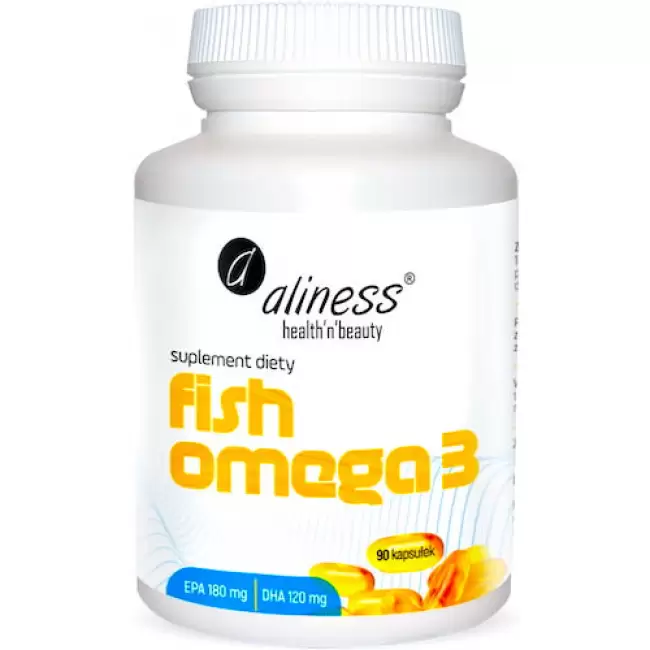 Aliness Fish Omega 3 90kaps - suplement diety Kwasy rybie EPA, DHA