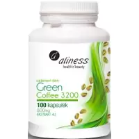 Aliness Green Coffee 3200 aliness 100kaps - suplement diety