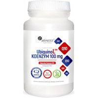 Aliness KANEKA UbiquinoL Naturalny Koenzym Q10 100mg 60kaps vege - suplement diety Ubichinol
