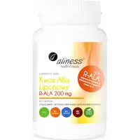 Aliness Kwas Alfa Liponowy R-ALA 200mg 60 tabletek - suplement diety