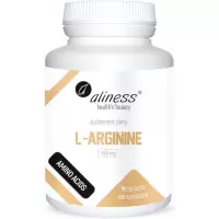 Aliness L-Arginine 800mg vege 100kaps vege Arginina - suplement diety