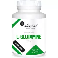 Aliness L-Glutamine Glutamina 500mg 100kaps vege - suplement diety