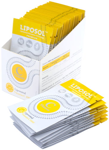 Aliness LIPOSOL Liposomalna Witamina C 1000mg 40saszetek - suplement diety Odporność