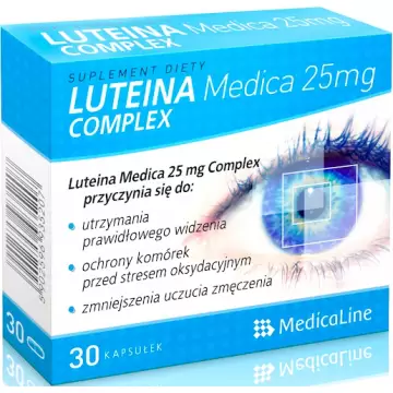 Aliness Luteina Medica 25mg Complex Witaminy+Zeaksantyna 30kaps - suplement diety