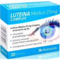 Aliness Luteina Medica 25mg Complex Witaminy+Zeaksantyna 30kaps - suplement diety