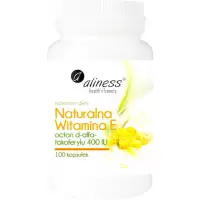 Aliness Naturalna Witamina E 400IU 100kaps - suplement diety