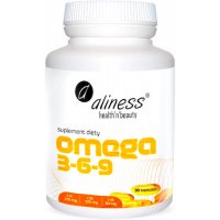 Aliness Omega 3-6-9 90kaps - suplement diety Kwasy EPA, DHA, ALA
