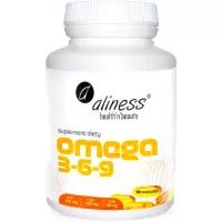 Aliness Omega 3-6-9 90kaps - suplement diety Kwasy EPA, DHA, ALA