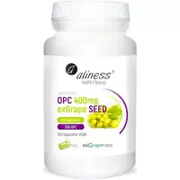 Aliness OPC exGrapeSeeds 400mg 100kaps vege z Pestek Winogron EU - suplement diety