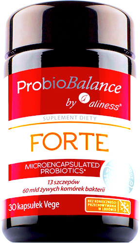 Aliness ProbioBALANCE FORTE 60mld CFU 30kaps vege - suplement diety