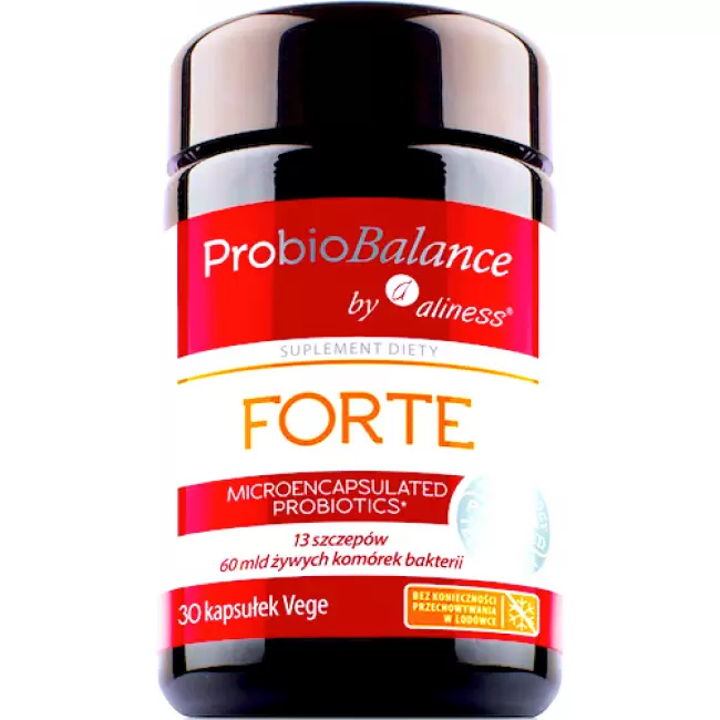 Aliness ProbioBALANCE FORTE 60mld CFU 30kaps vege - suplement diety