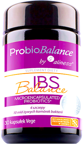 Aliness ProbioBALANCE IBS Balance 10mld CFU 30kaps vege - suplement diety