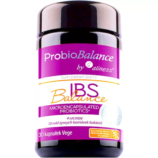 Aliness ProbioBALANCE IBS Balance 10mld CFU 30kaps vege - suplement diety