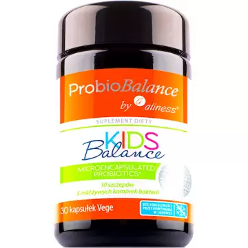 Aliness ProbioBALANCE KIDS Balance 5mld CFU 30kaps vege - suplement diety