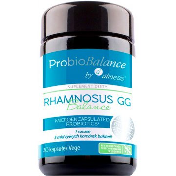 Aliness ProbioBALANCE Rhamnosus GG Balance 5mld CFU 30kaps vege - suplement diety Probiotyk 