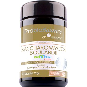 Aliness ProbioBALANCE Saccharomyces Boulardi 5mld CFU 30kaps vege - suplement diety