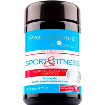 Aliness ProbioBALANCE Sport&Fitness Balance 30mld CFU 30kaps vege - suplement diety