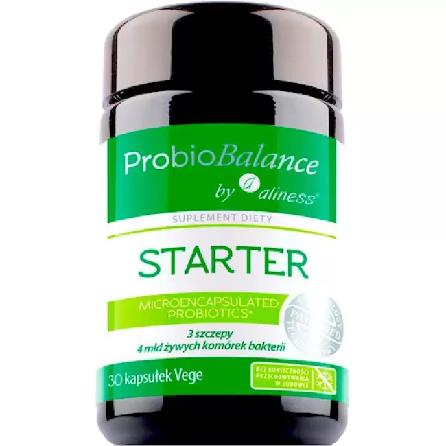 Aliness ProbioBALANCE STARTER 4mld CFU 30kaps vege - suplement diety
