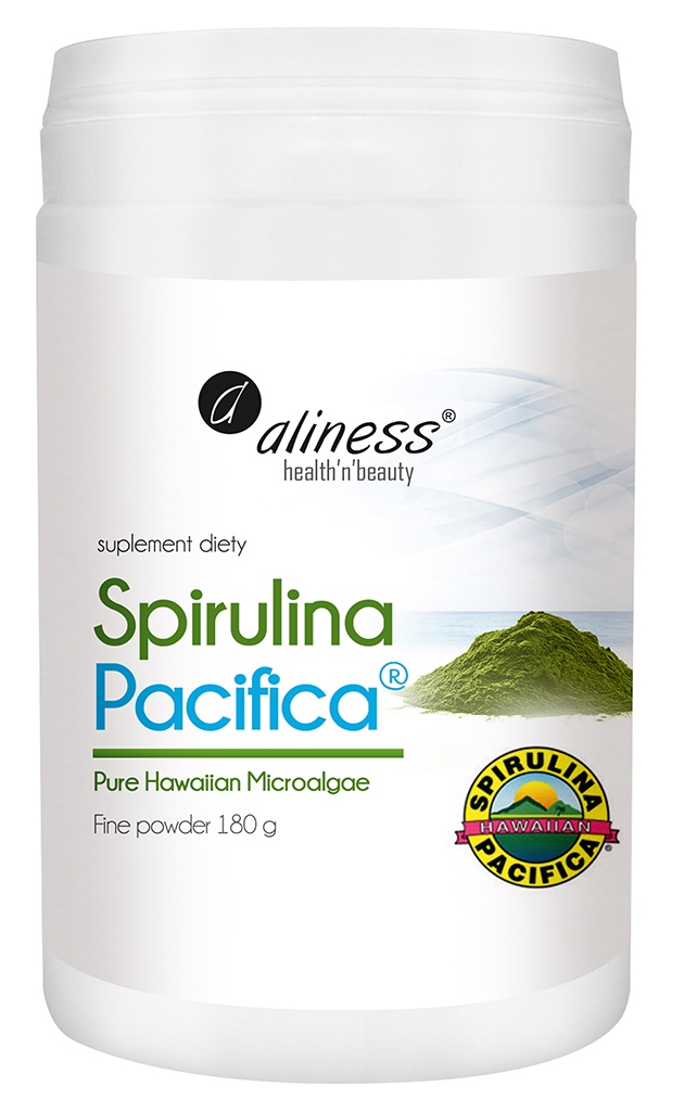 Aliness Spirulina Pacifica 180g proszek - suplement diety