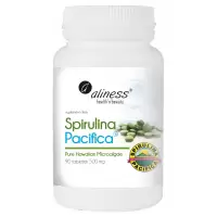 Aliness Spirulina Pacifica 500mg 90tab - suplement diety