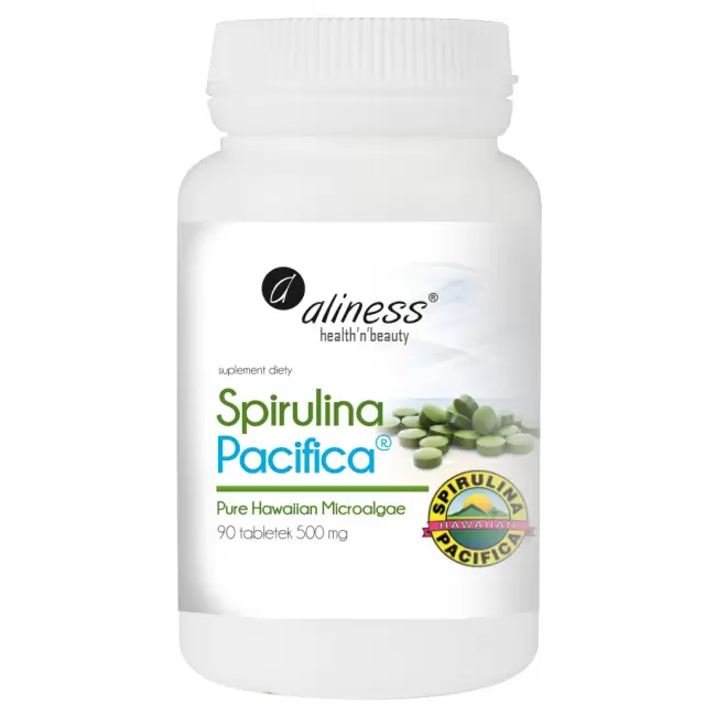 Aliness Spirulina Pacifica 500mg 90tab - suplement diety