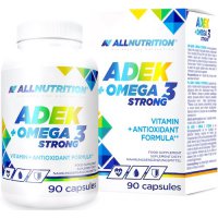 Allnutrition ADEK + Omega-3 Strong 90kaps - suplement diety