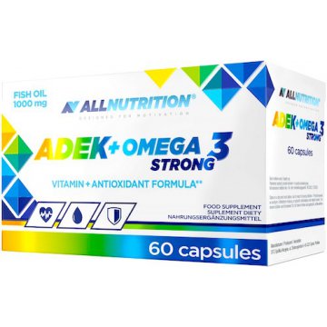 Allnutrition ADEK + Omega-3 Strong 60kaps - suplement diety