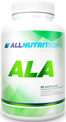 Allnutrition ALA 600mg 90kaps Kwas Alfa-Liponowy - suplement diety