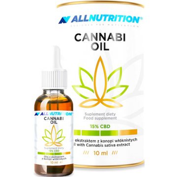 Allnutrition Cannabi Oil Olejek CBD 15% 10ml - suplement diety
