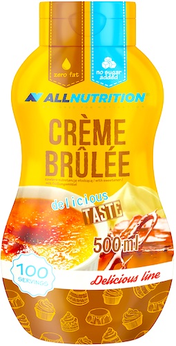 Allnutrition Sauce Creme Brulee 500ml Słodki Sos Bez Cukru
