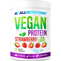 Allnutrition VEGAN PROTEIN Strawberry 500g białko roślinne truskawkowe veggie line