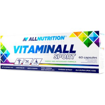 Allnutrition Vitaminall Sport 60kaps Multiple Witaminy i Minerały - suplement diety WYPRZEDAŻ