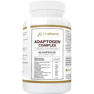 Alto Pharma Adaptogen Complex Energia Witalność Stres Pamięć 60kaps Mega Dawka