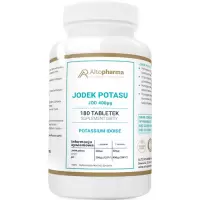 Alto Pharma Jodek Potasu 400uq 180tab vege Tarczyca Mega dawka