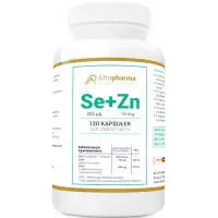 Alto Pharma Selen 200µg Cynk 15mg Prebiotyk FOS 120kaps vege