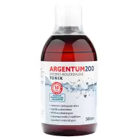 Aura Herbals Argentum 200 PL srebro koloidalne 50ppm tonik 500ml płyn Trądzik Skóra Podrażnienia