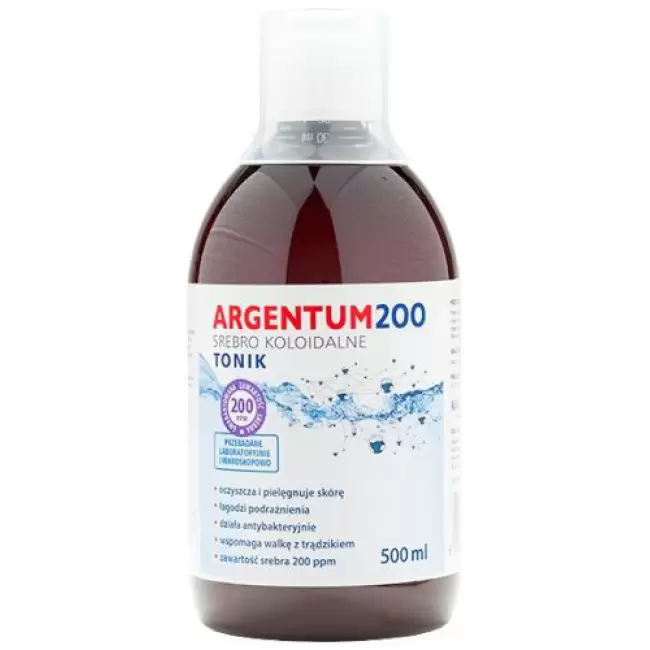 Aura Herbals Argentum 200 srebro koloidalne PL 200ppm tonik KRÓTKA DATA