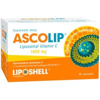 ASCOLIP Liposomalna Witamina C 150g 30 saszetek - suplement diety