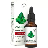 Aura Herbals Chlorofil z morwy białej koncentrat 30ml vege krople - suplement diety 