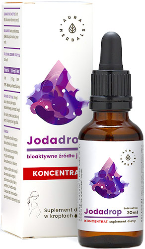 Aura Herbals Jodadrop Koncentrat bioaktywne źródło jodu 30ml - suplement diety